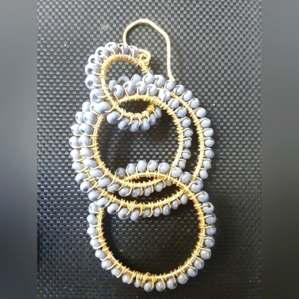 Four Loop Dangle Earrings - image 5